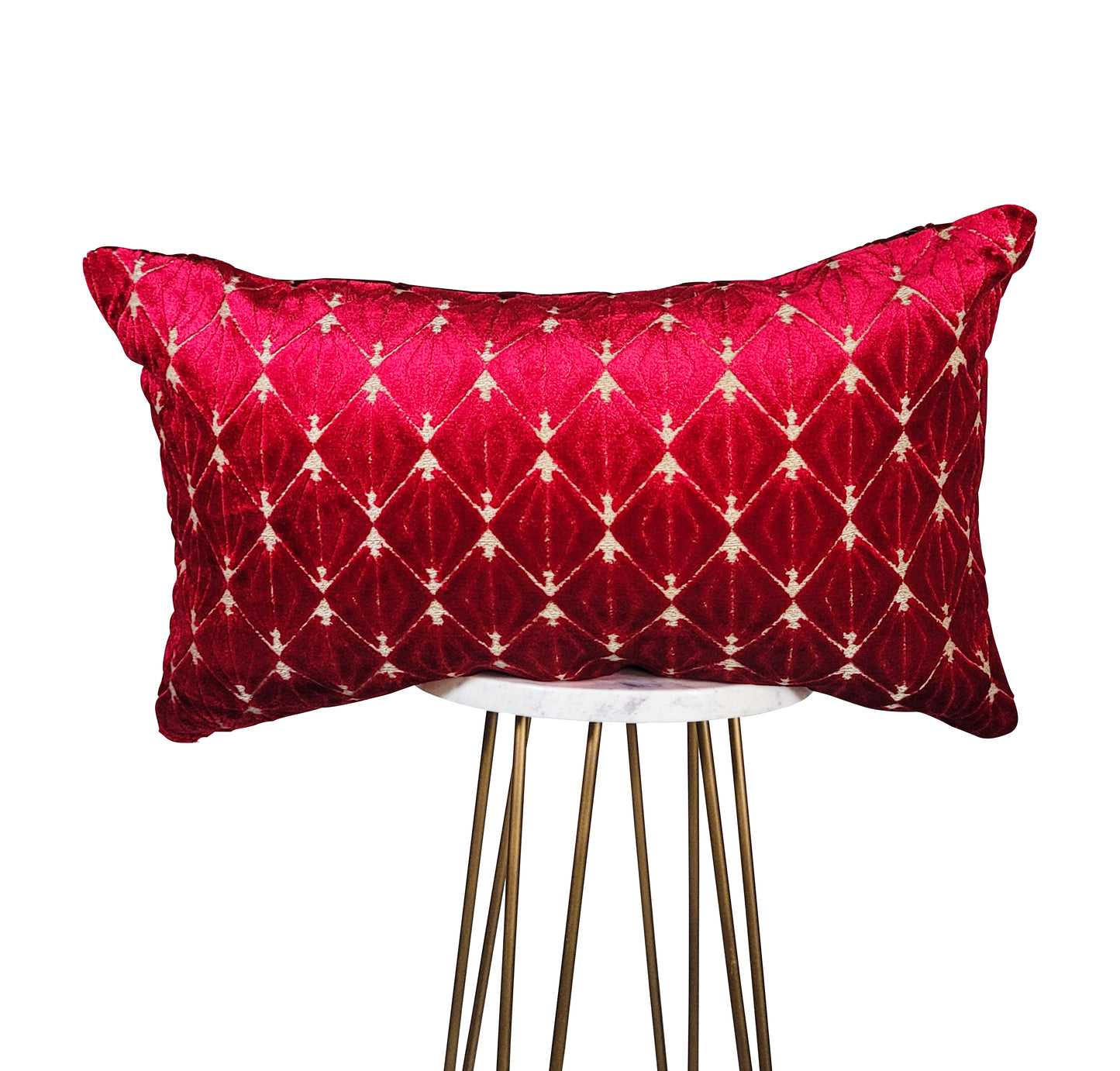 Crimson Red Pillow