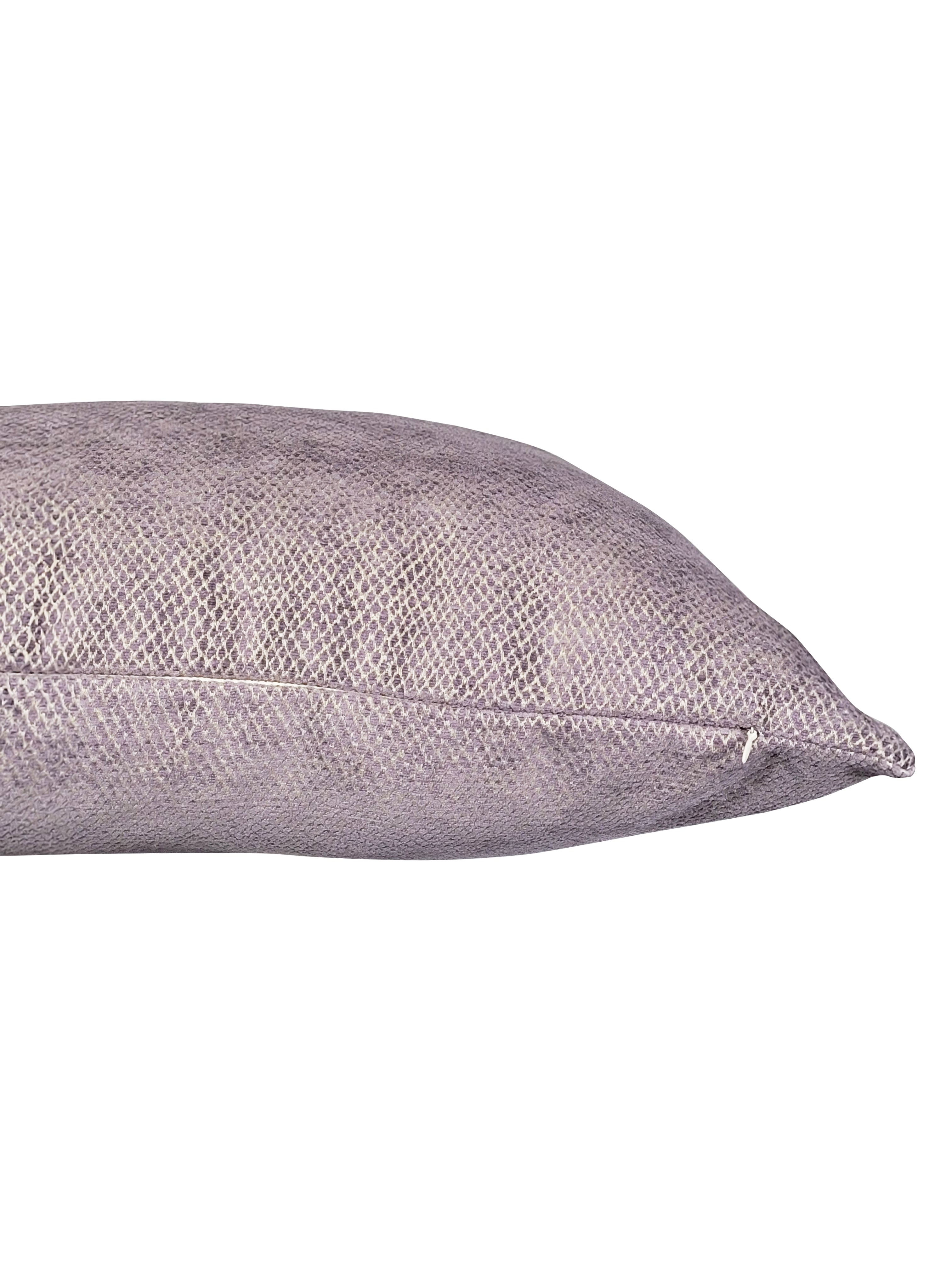 Lilac Squares Pillow