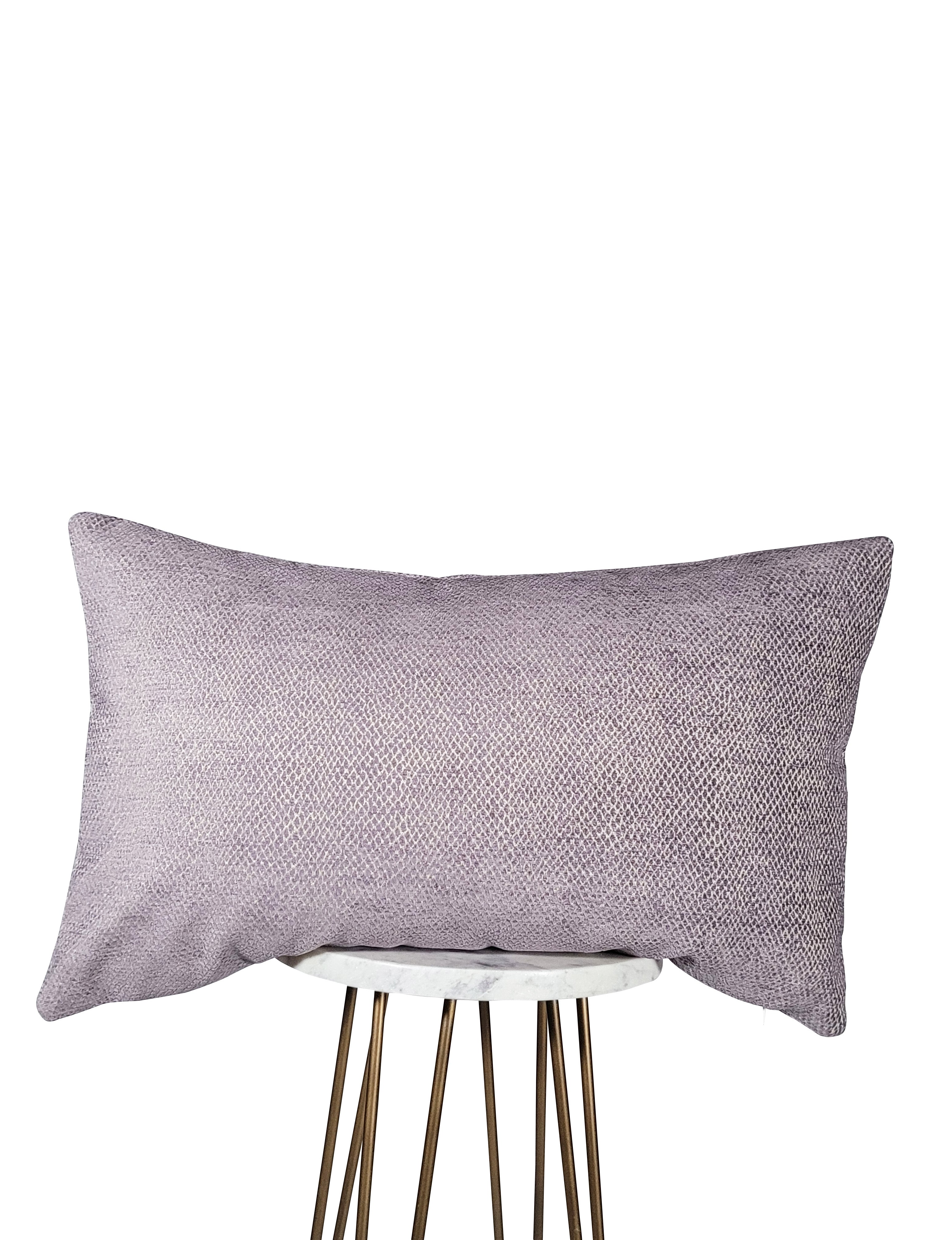 Lilac Squares Pillow