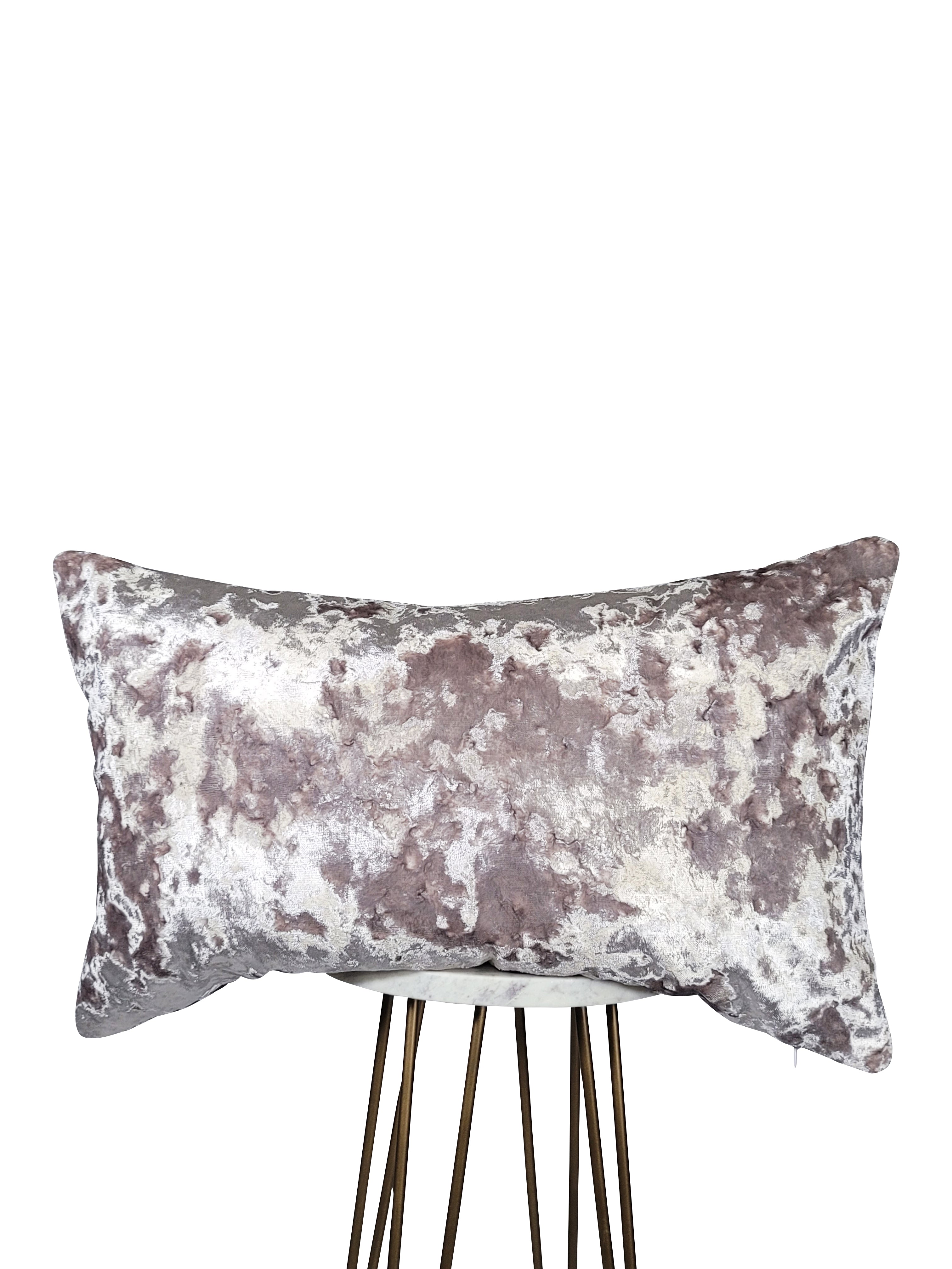 Iridescent Crushed Velvet Pillow