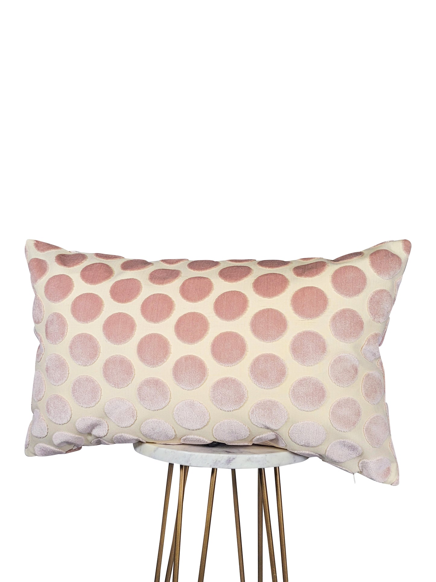 Baby Pink Polka Dot Pillow