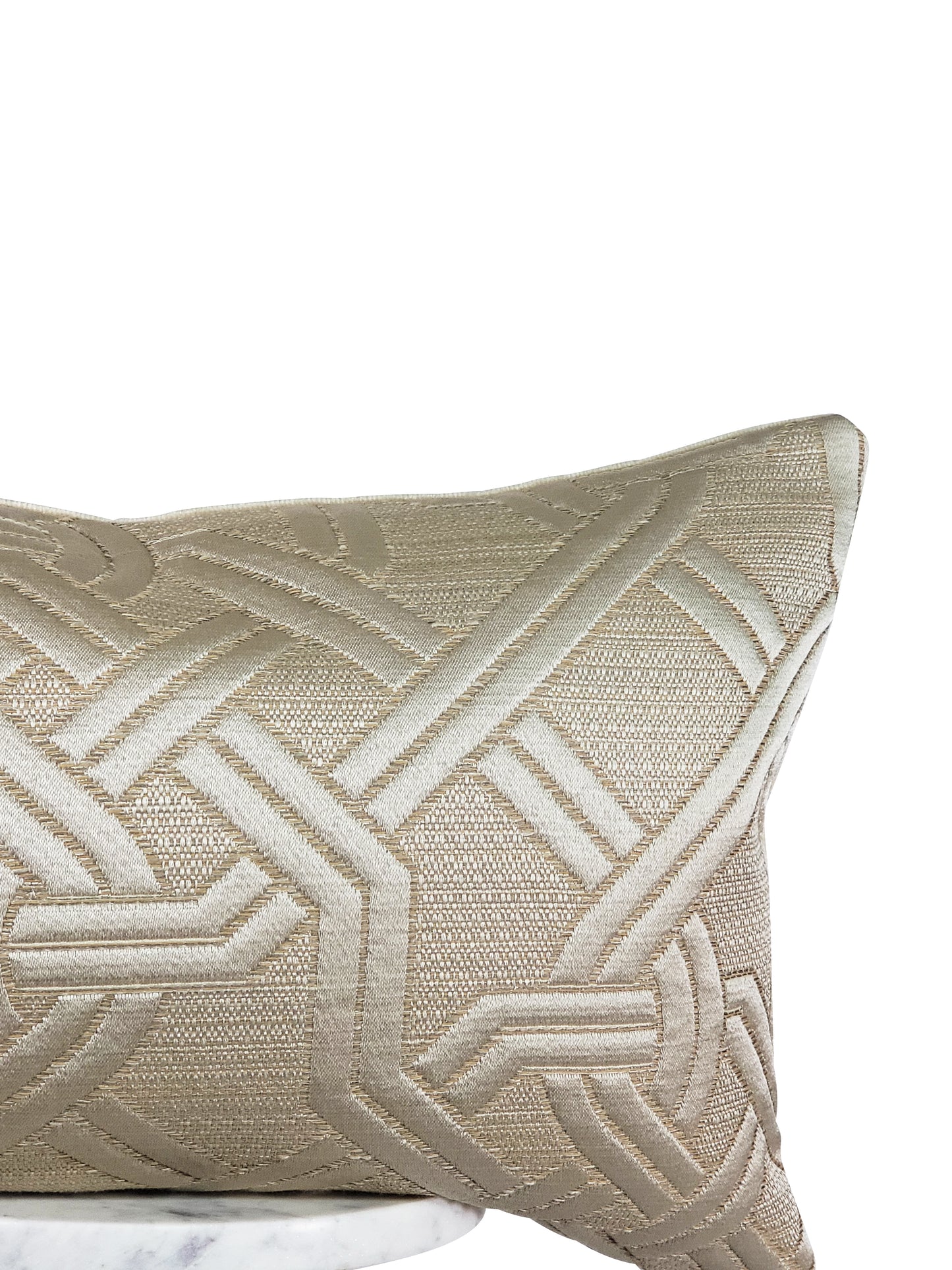 Cream Rope Pillow