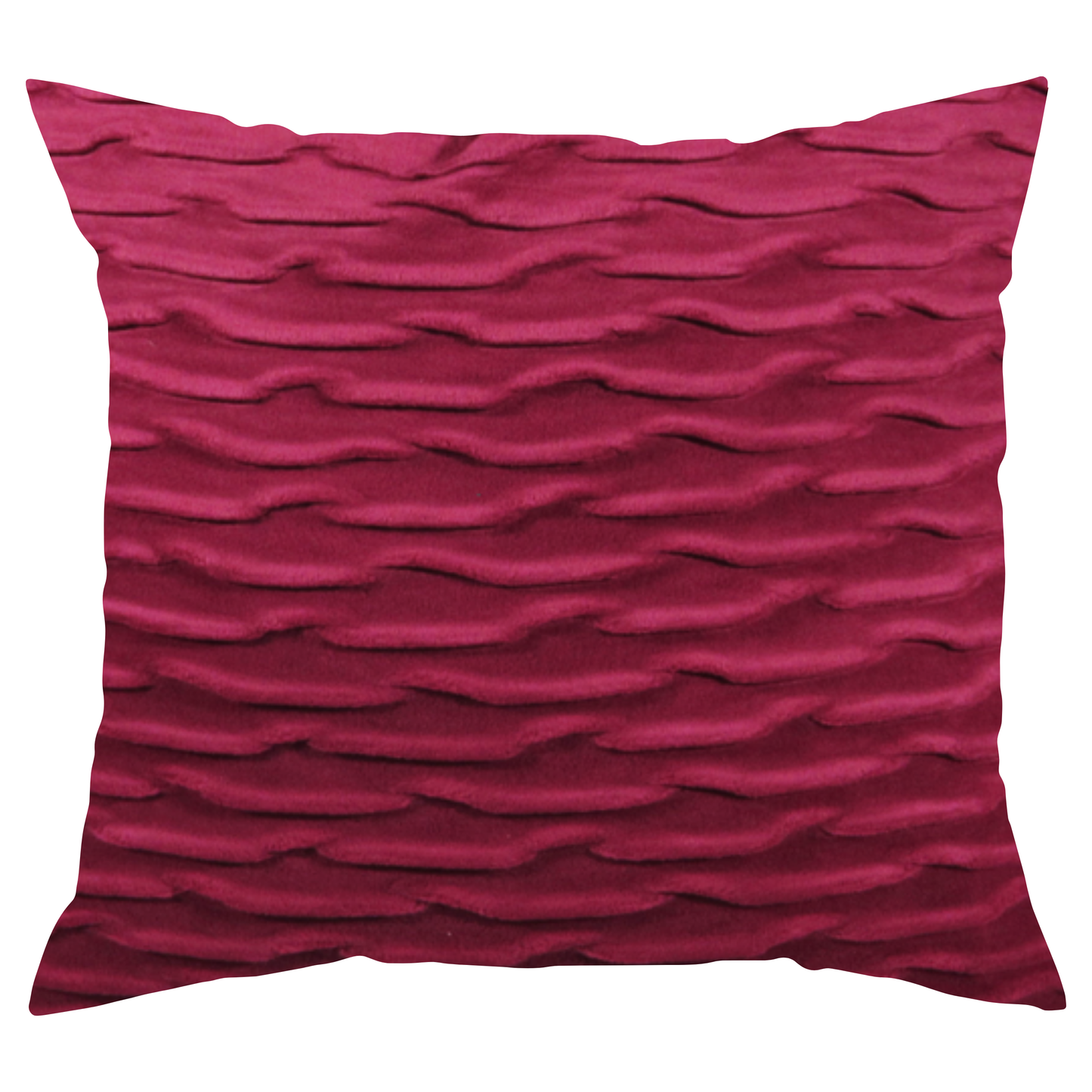 Fuchsia Waves Pillow