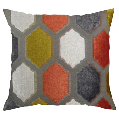 Crushed Honeycomb Designer Throw Pillow | Textured Luxury Pillow