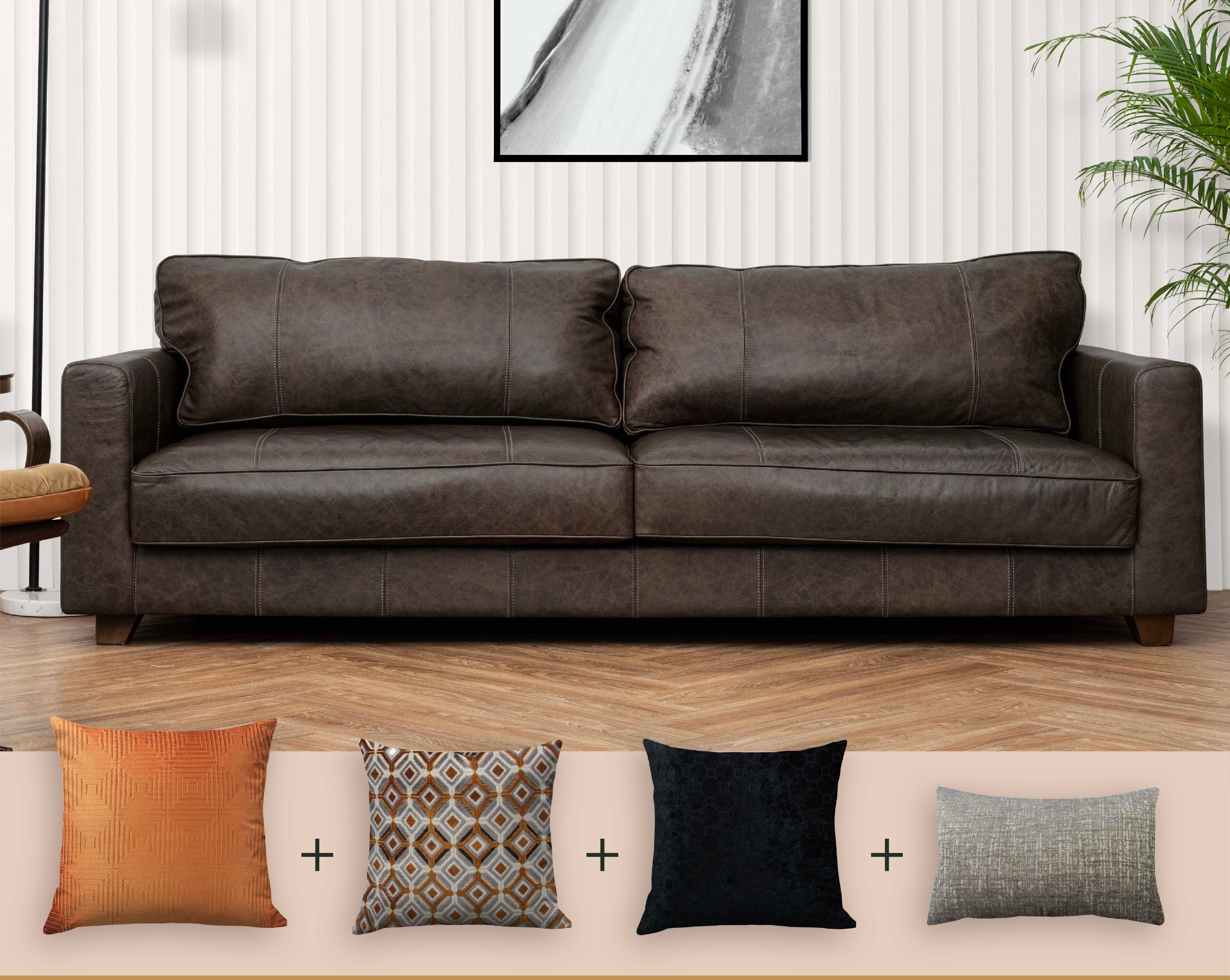 Chic Industrial Set | 4 Pillow Covers