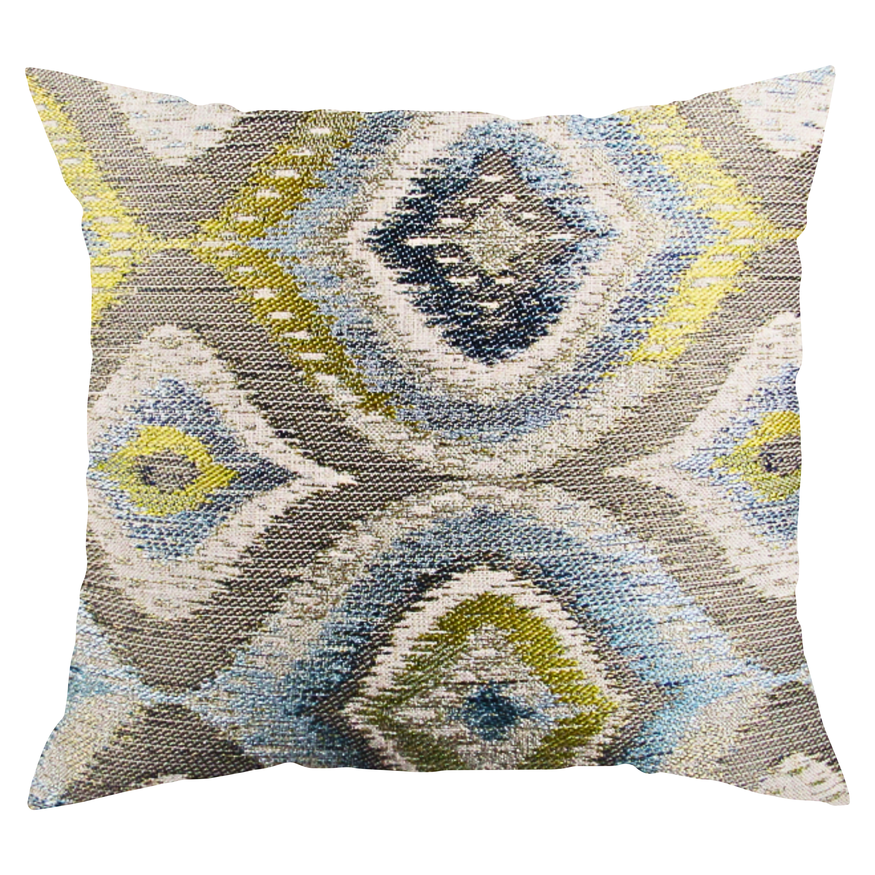 Dramatic Eyes-Green Pillow | Bold Multicolor Decorative Throw Pillow | Makena Decor