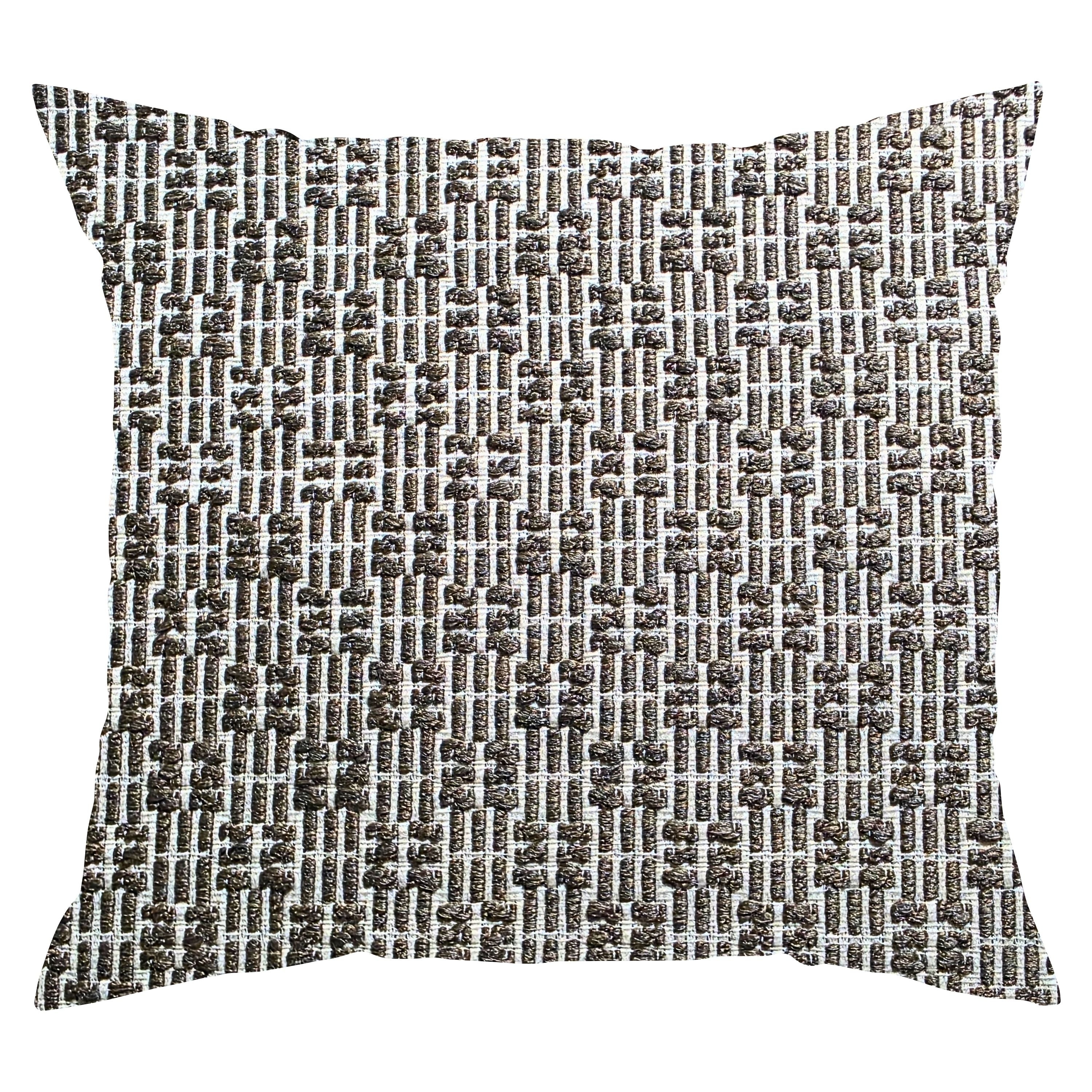 Expresso Thread Throw Pillow
