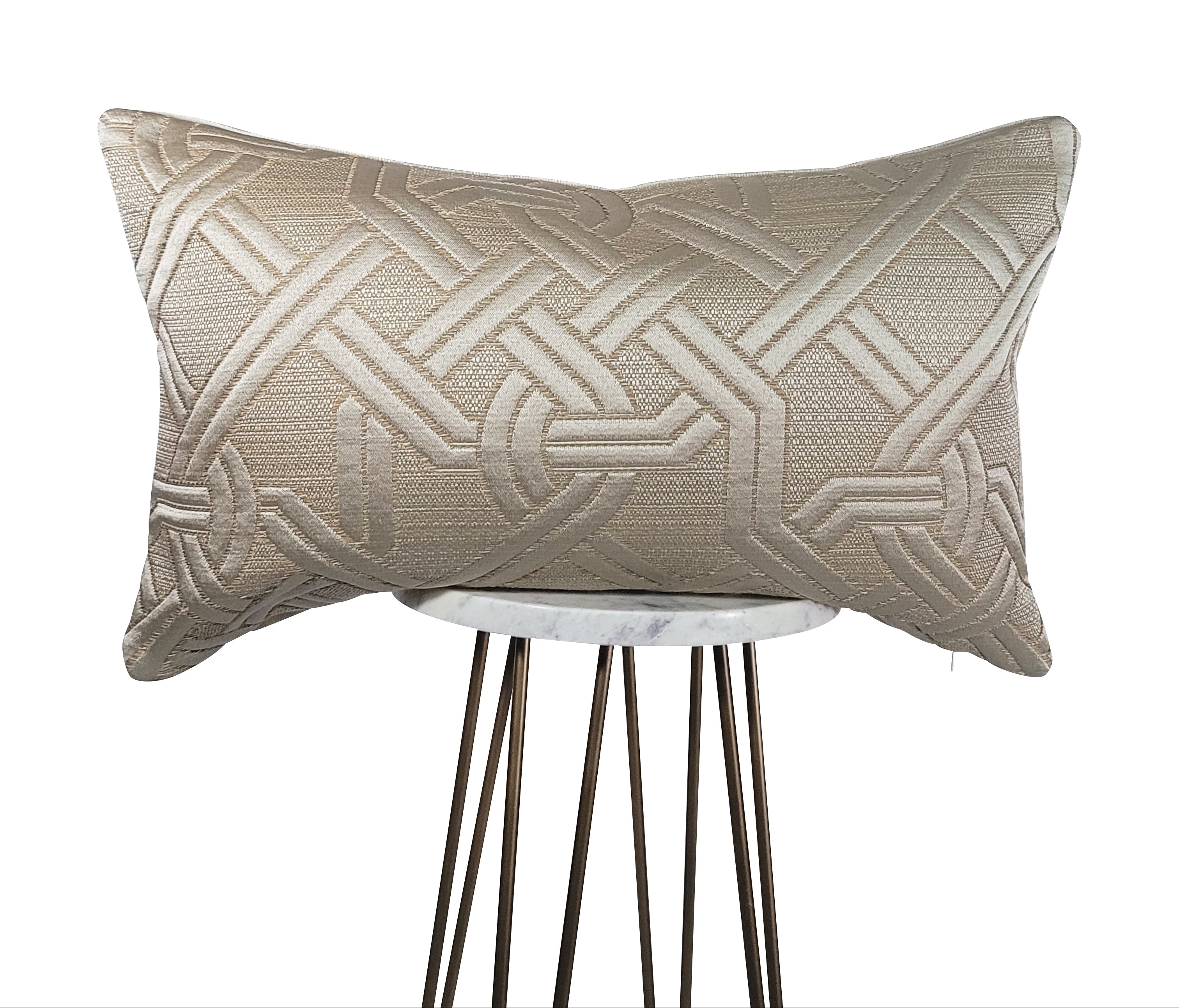 Cream Rope Pillow