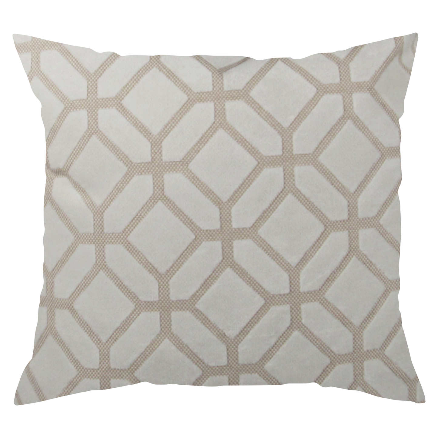 Ivory Crushed Velvet Pillow