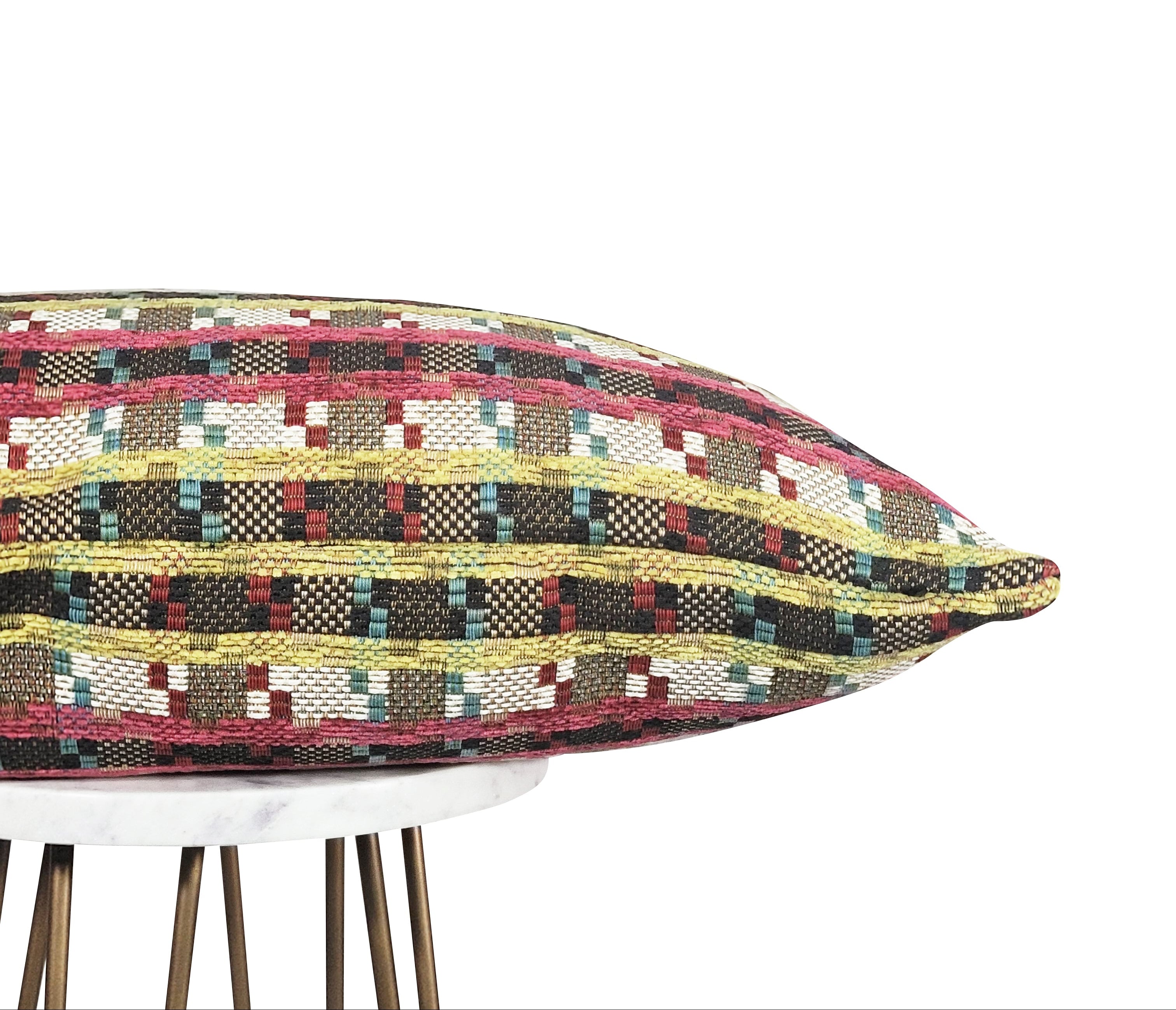 Striped Pink Pillow