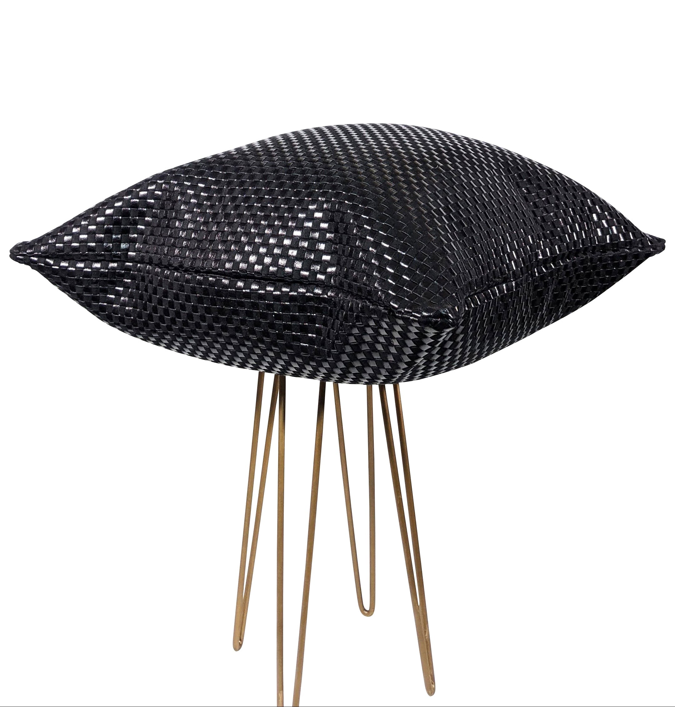 Black Woven Pillow
