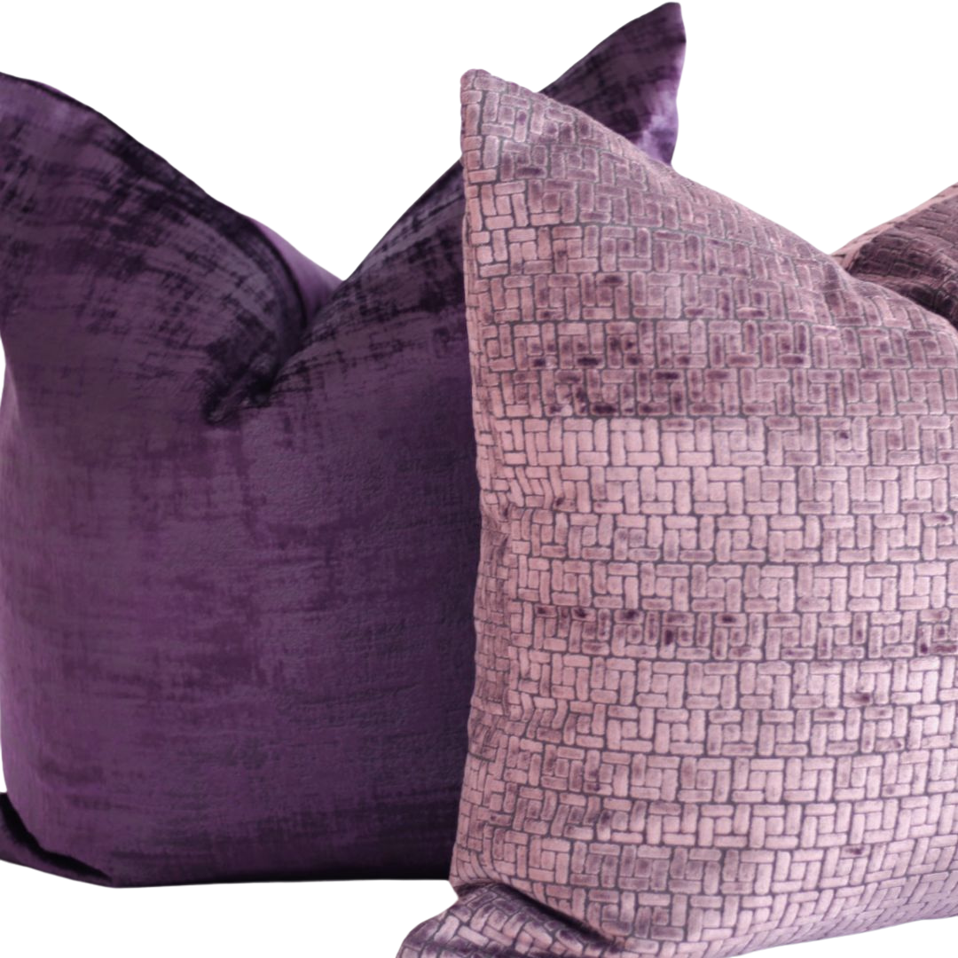 Violet Brick Pillow