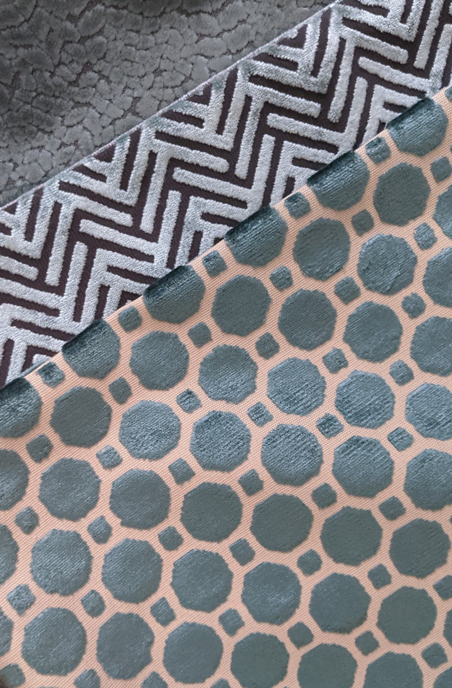 Cyan Dots Pillow
