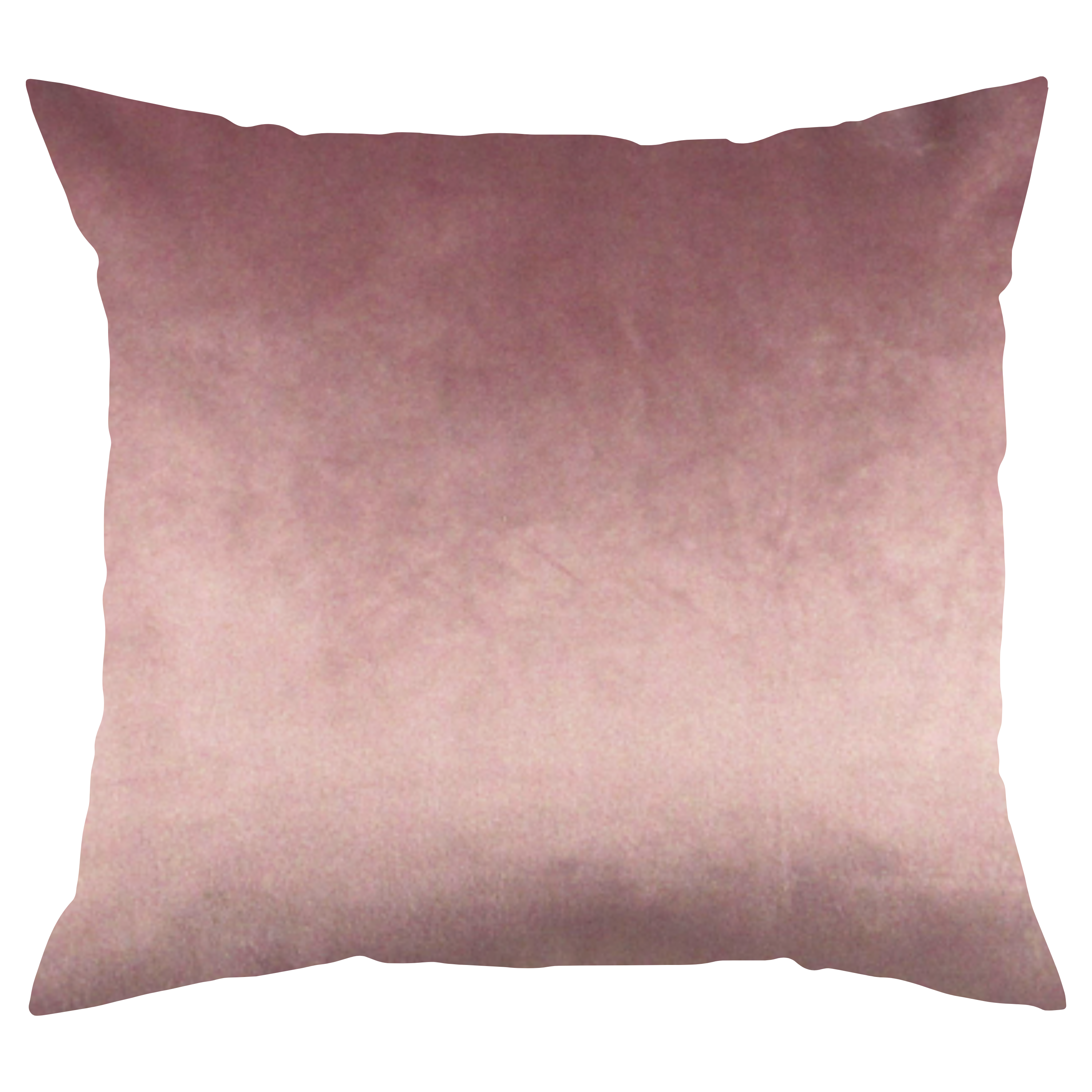 Soft pink square throw pillow, front view | Makena Decor