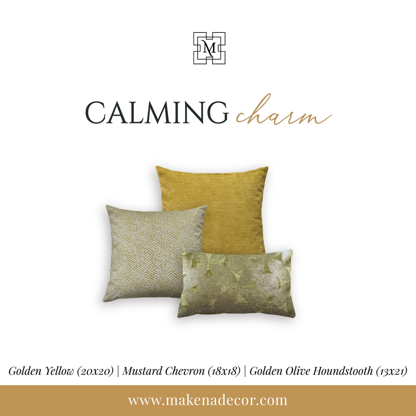 Calming Charm Set | 3 Pillow Covers