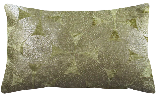Olive Circles Pillow