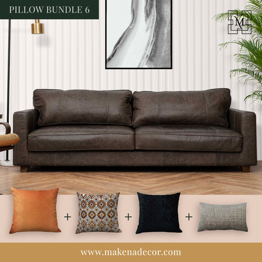 Chic Industrial Set | 4 Pillow Covers