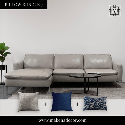 Modern Contrast Set | 3 Pillow Covers