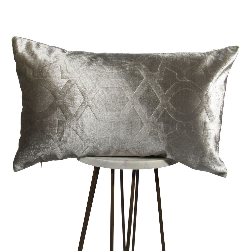 Silver Throw Pillows | Glitter Throw Pillows | Makena Decor