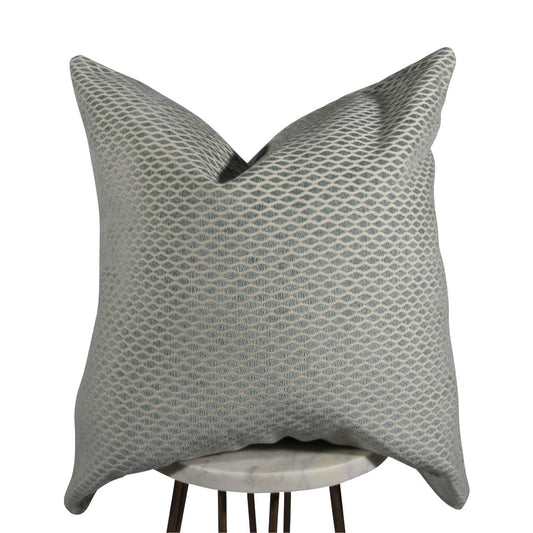 Mint Blue Velvet Pillow