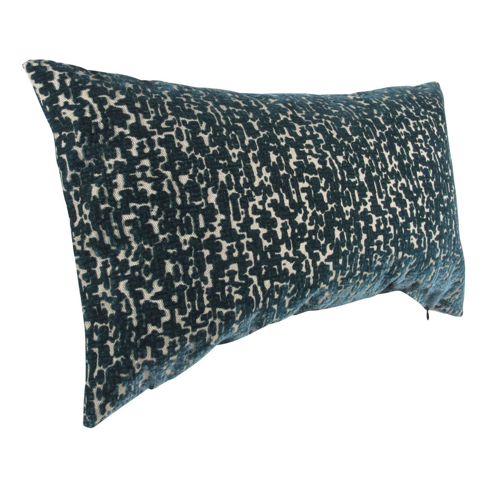 Abstract Teal Pillow | Teal Throw Pillows | Makena Decor