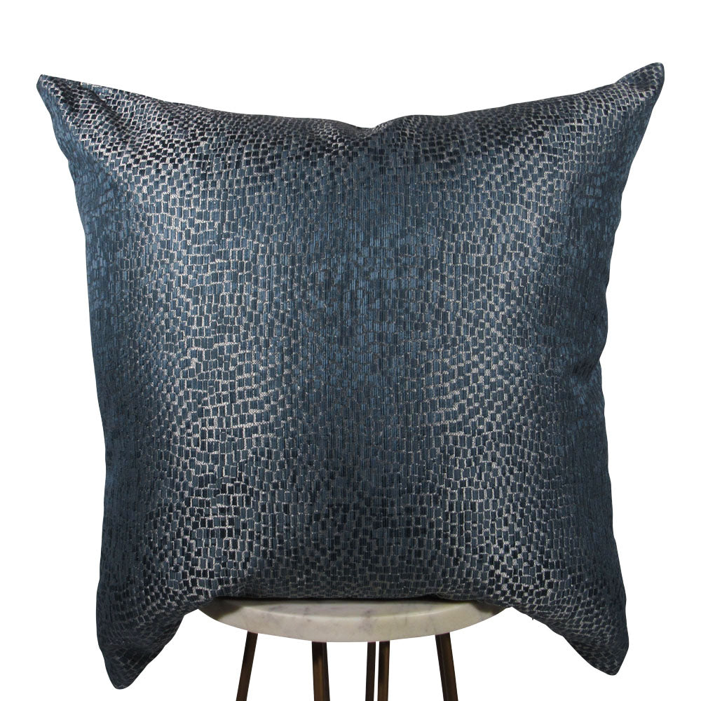 Mosaic Blue Pillow