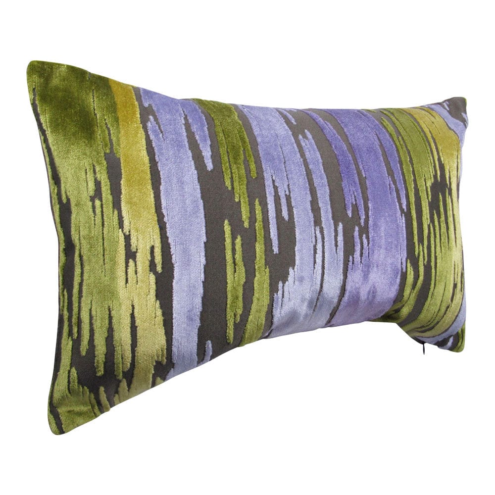 Watercolor Strokes Velvet Pillow