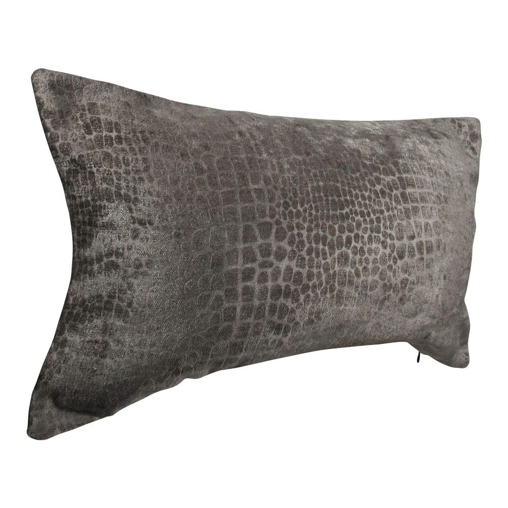 Wildly Gray Velvet Pillow