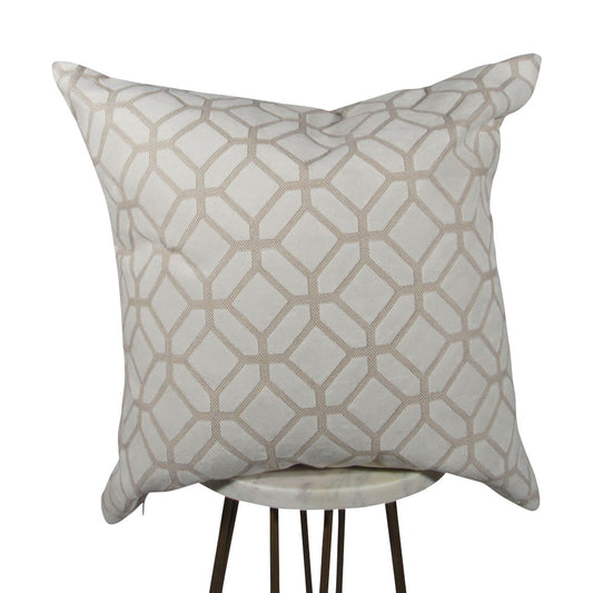 Ivory Crushed Velvet Pillow