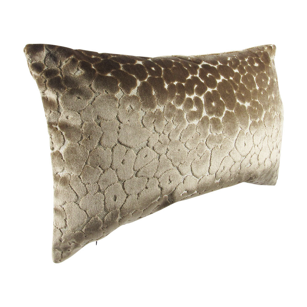 sideview of the Tamed Rectange throw pillow