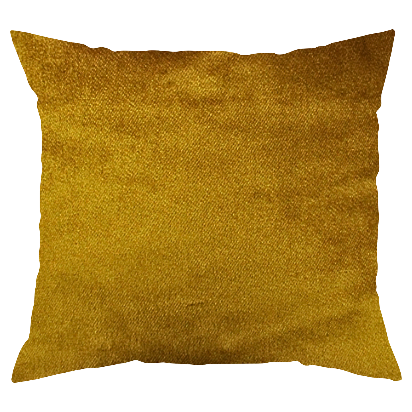 Ochre Gold Velvet Pillow