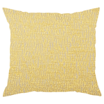 Yellow and Tan Lined Pillow