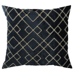 Midnight Blue Velvet Pillow