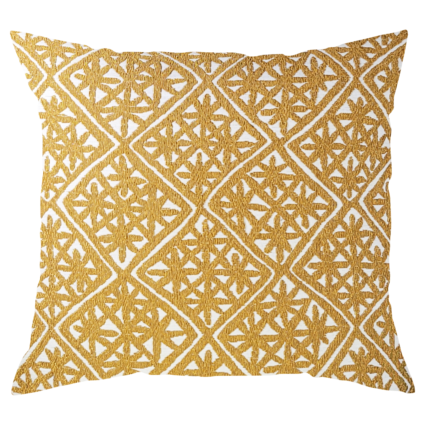 Mustard Asterisks Pillow