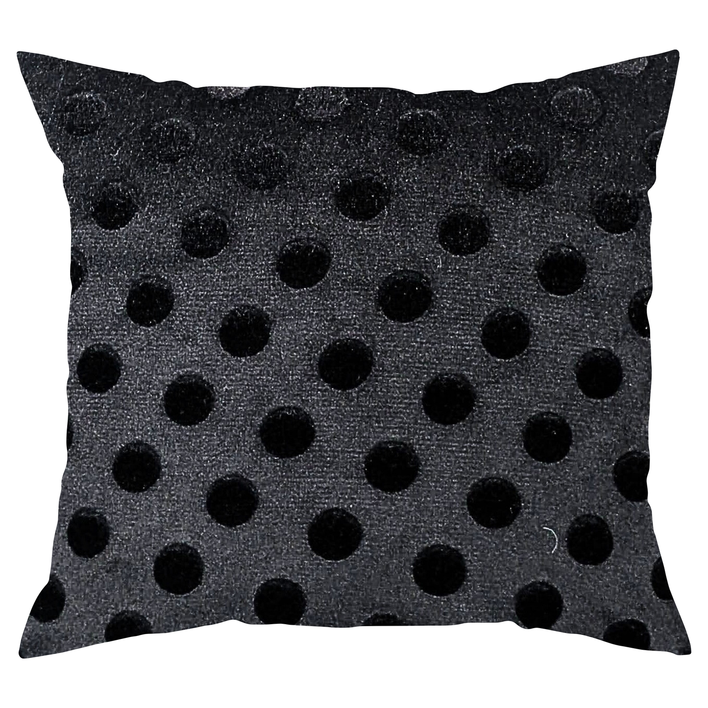 Black Polka Dot Pillow