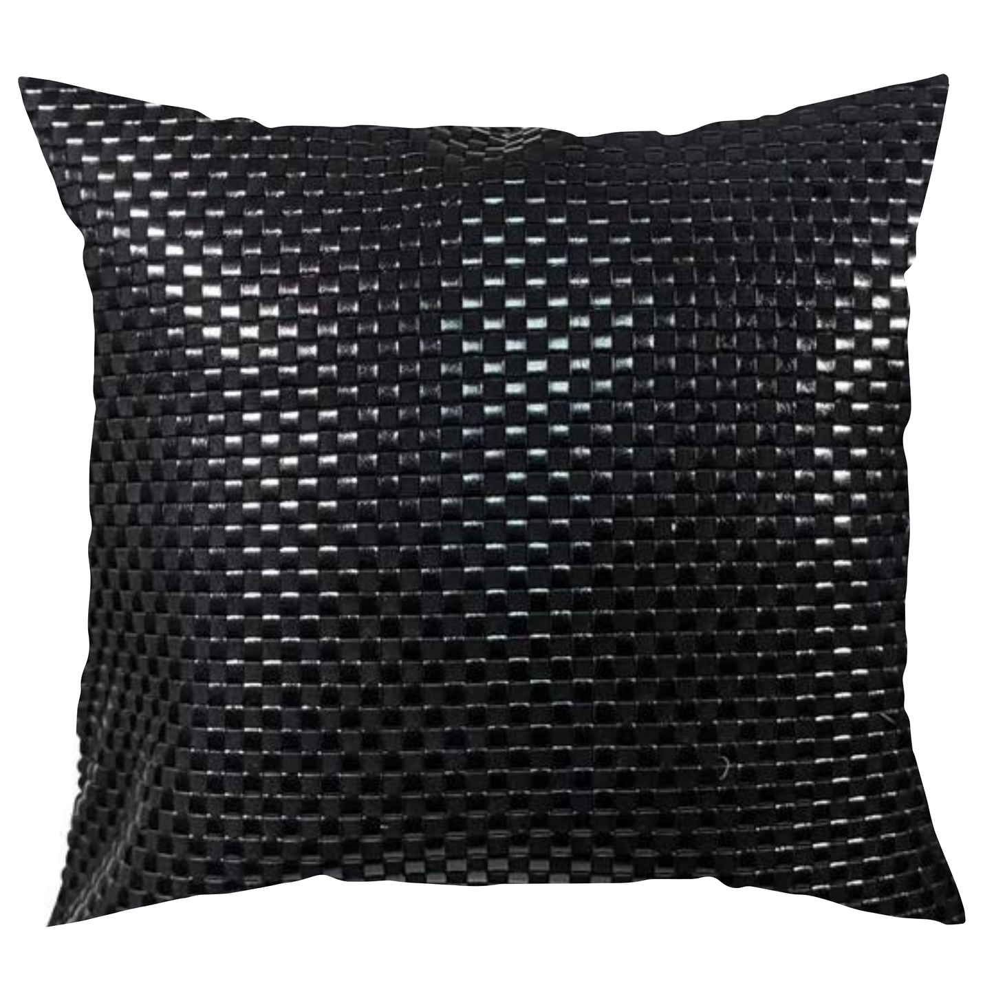 Black Woven Pillow