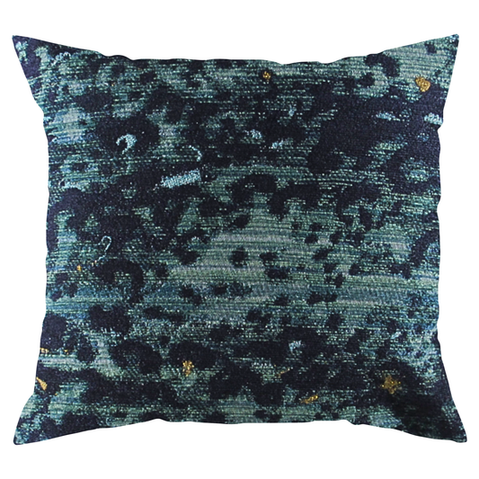 Abstract Blues Pillow