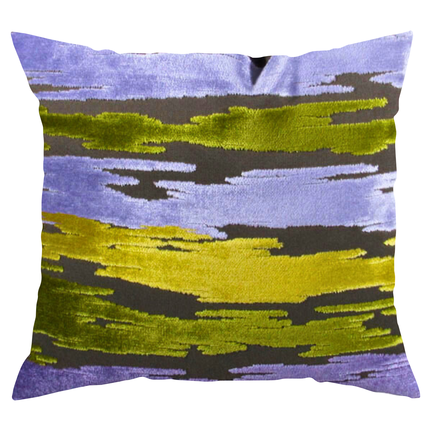 Watercolor Strokes Velvet Pillow