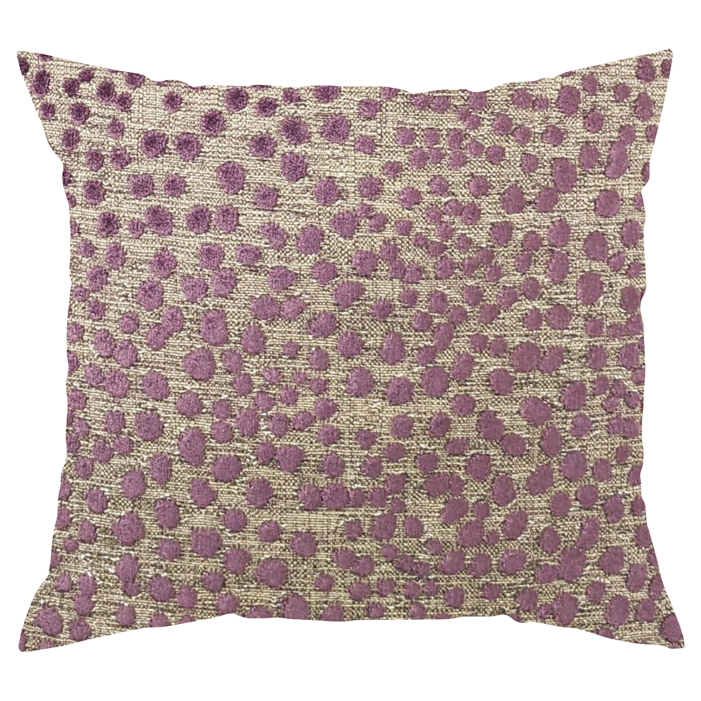 Small Purple Dots Pillow