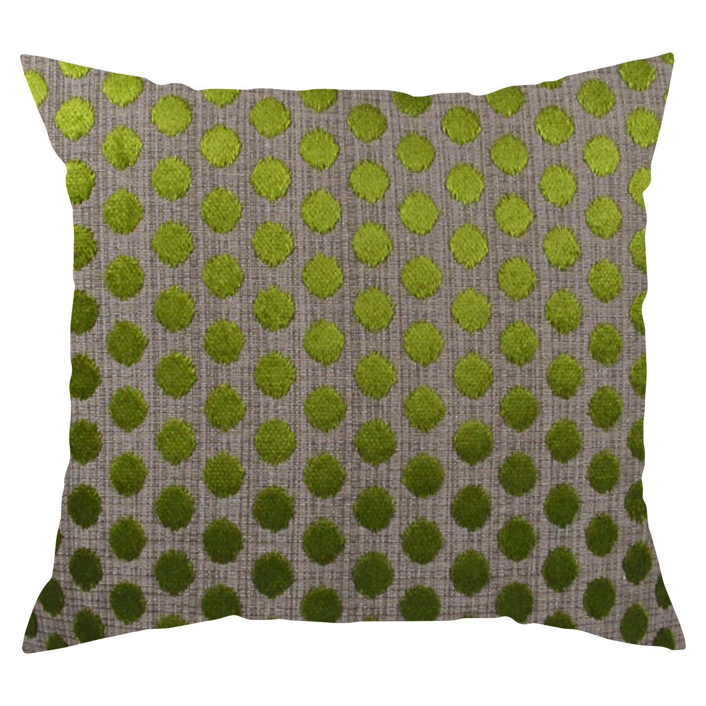 Green Polka Dot Pillow