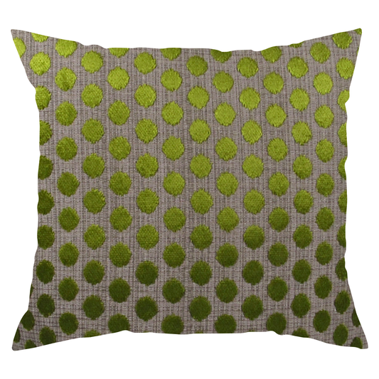 Green Polka Dot Pillow