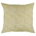 Mustard Chevron Pillow