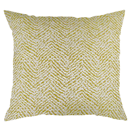 Mustard Chevron Pillow