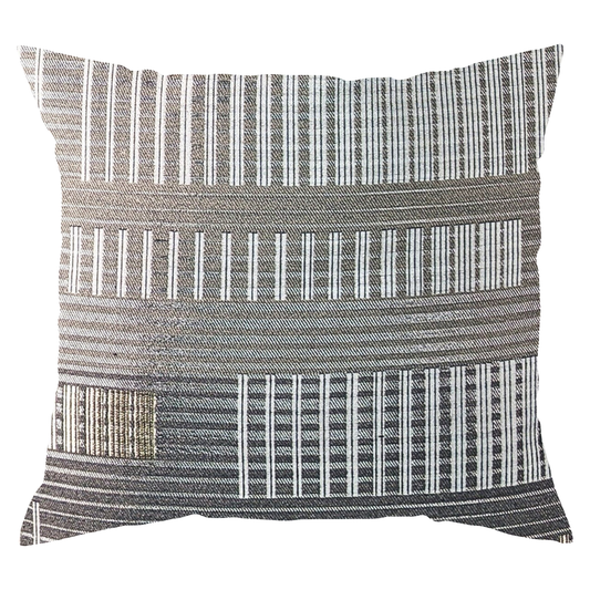 Metallic Striped Pillow