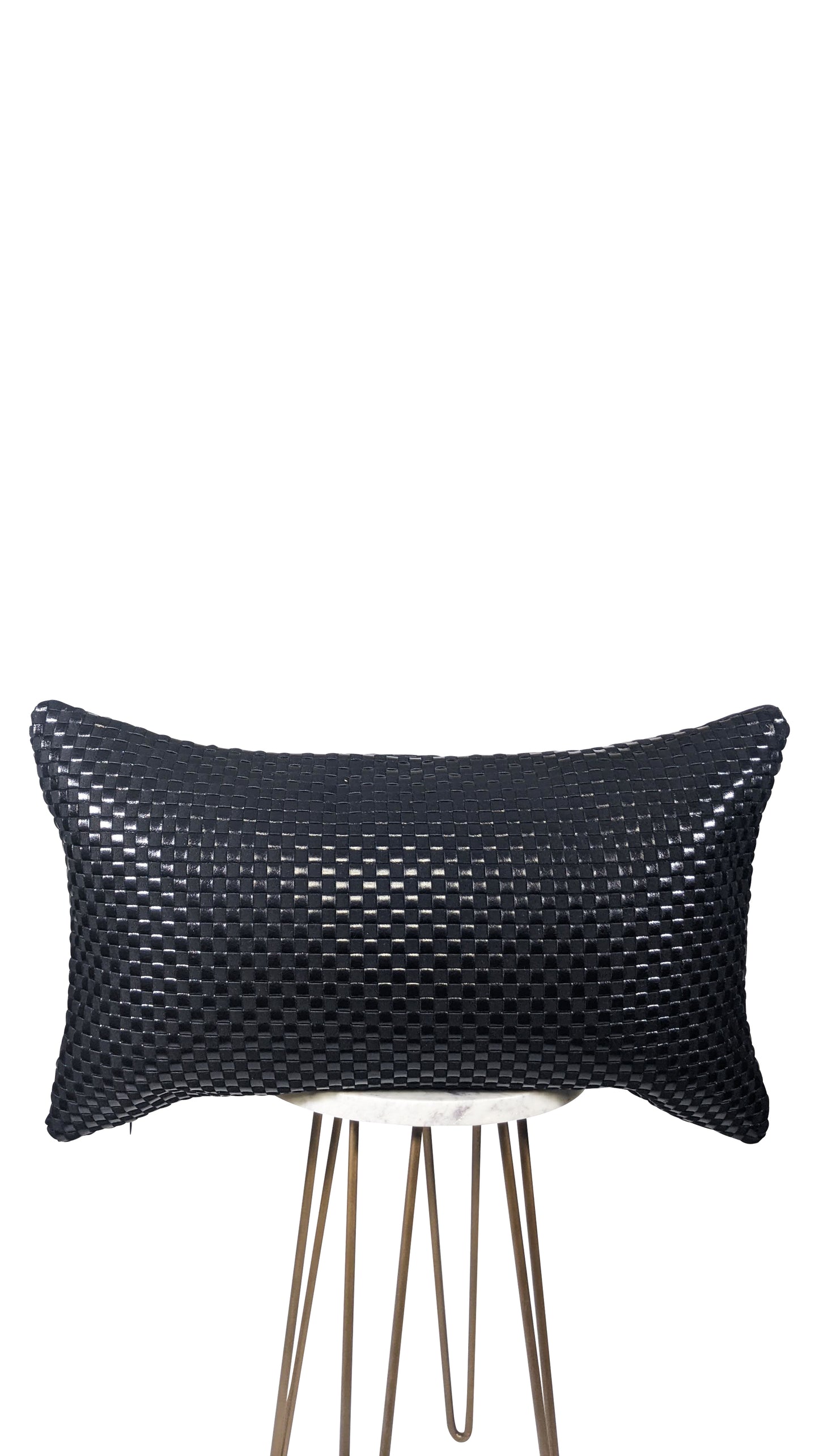 Black Woven Pillow