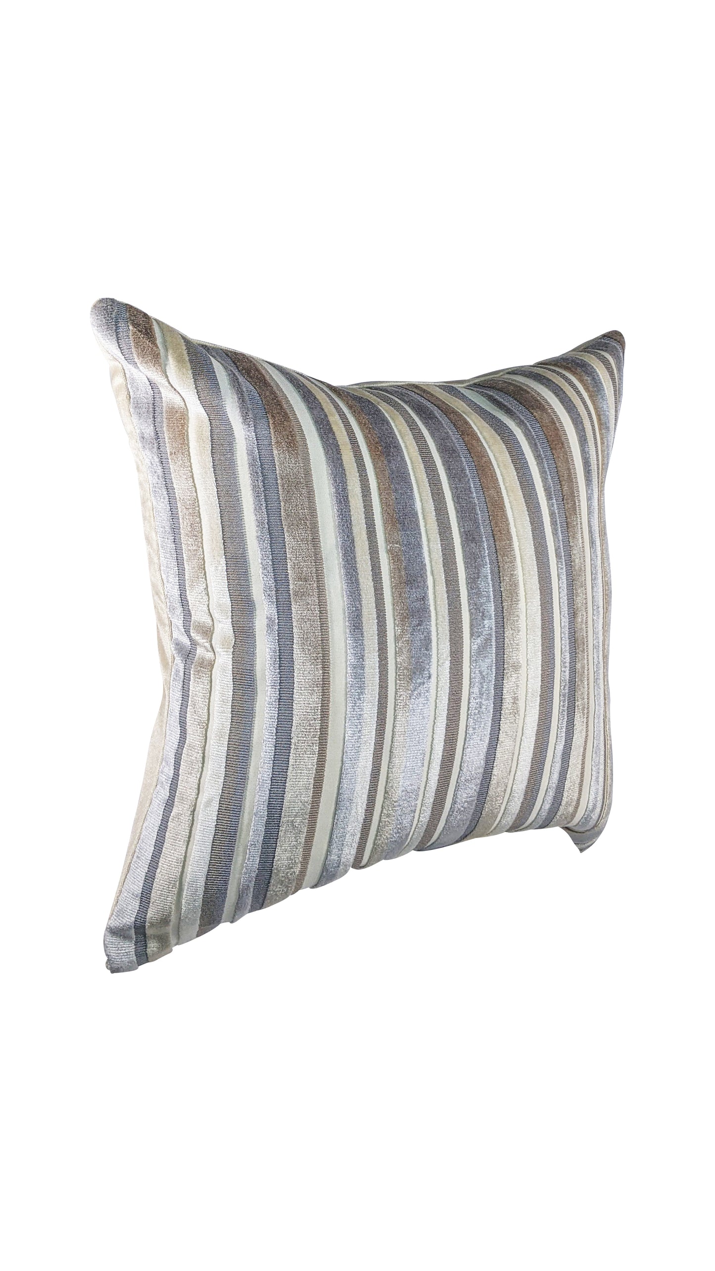 Toasted Almond Striped Pillow