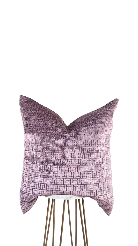 Violet Brick Pillow