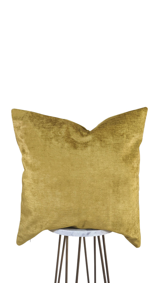 Golden Yellow Throw Pillow