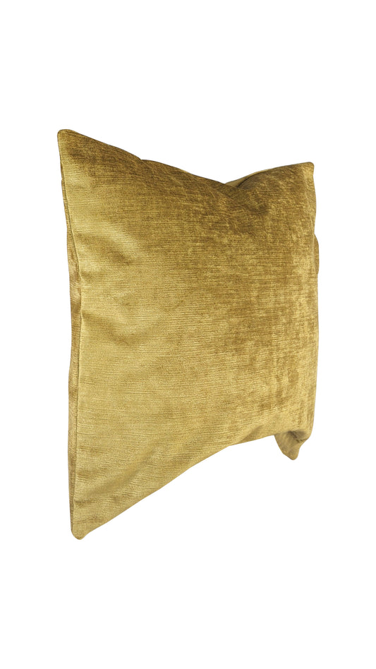 Golden Yellow Throw Pillow