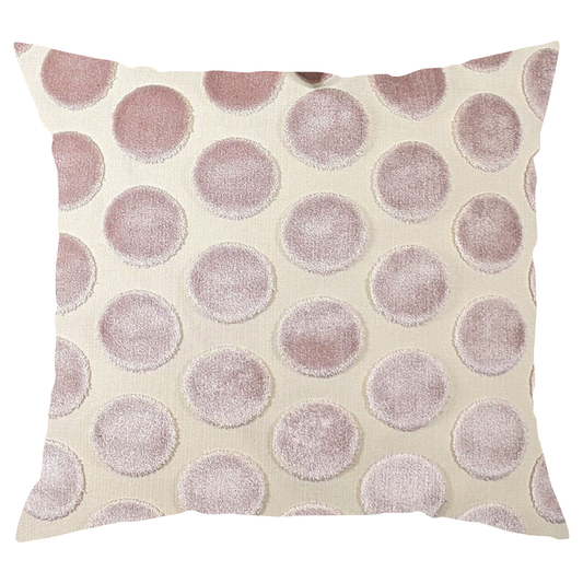 Baby Pink Polka Dot Pillow